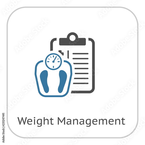 Weight Management Flat Icon