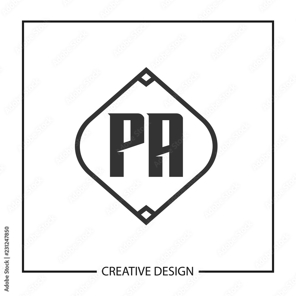 Initial Letter PA Logo Template Design Vector Illustration Initial Letter PA Logo Template Design Vector Illustration