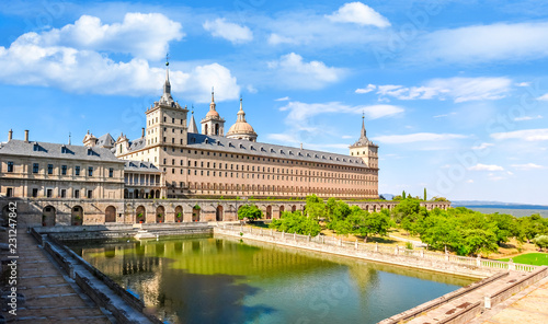 El Escorial Palace, Madrid suburbs, Spain © Mistervlad
