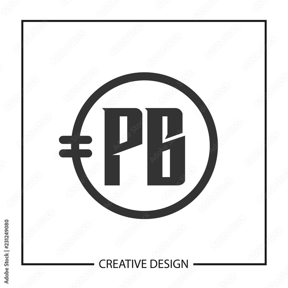 Initial Letter PB Logo Template Design Vector Illustration Initial Letter PB Logo Template Design Vector Illustration