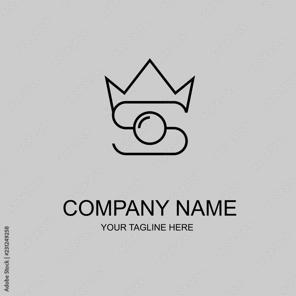 Obraz premium King photography logo