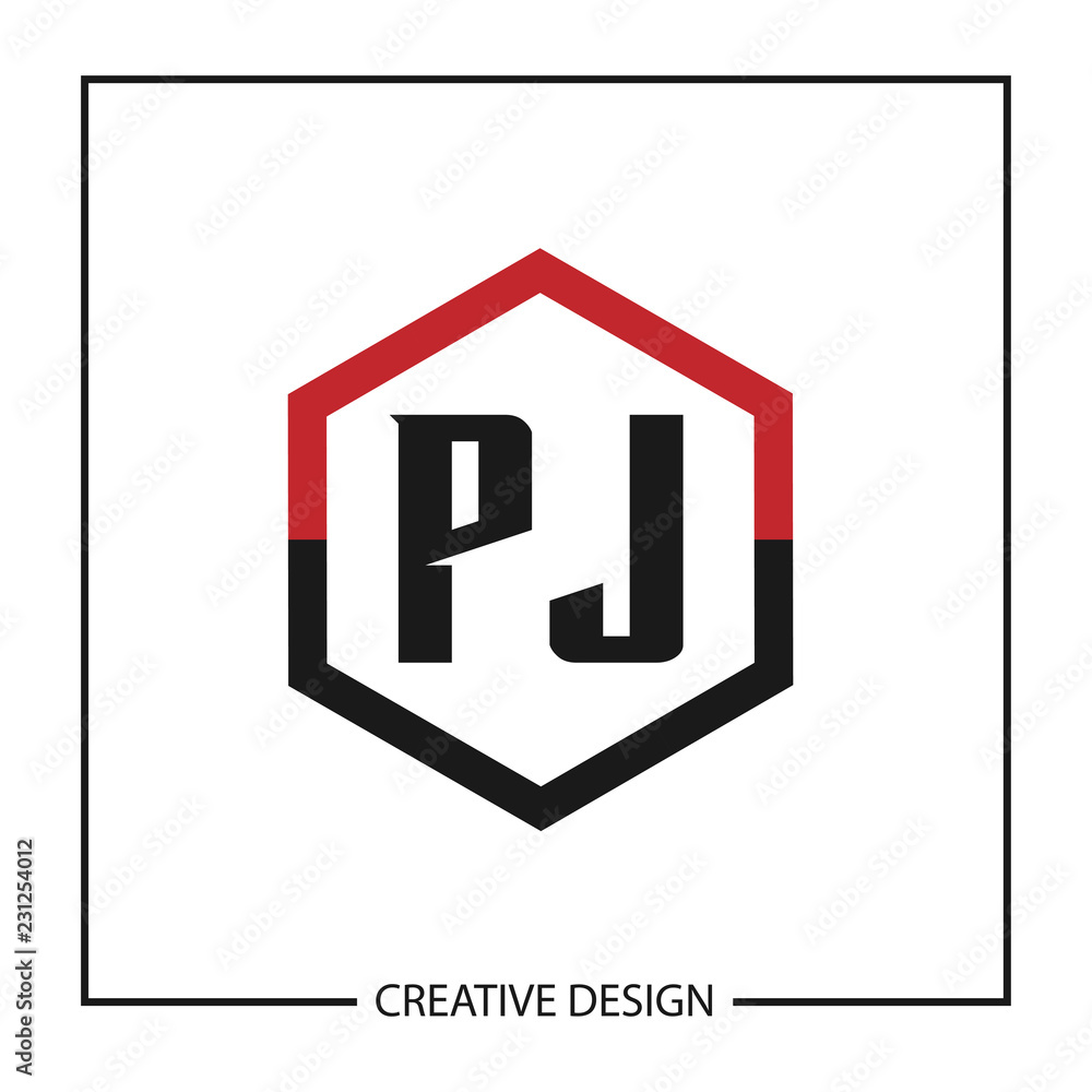 Initial Letter PJ Logo Template Design Vector Illustration Initial Letter PJ Logo Template Design Vector Illustration