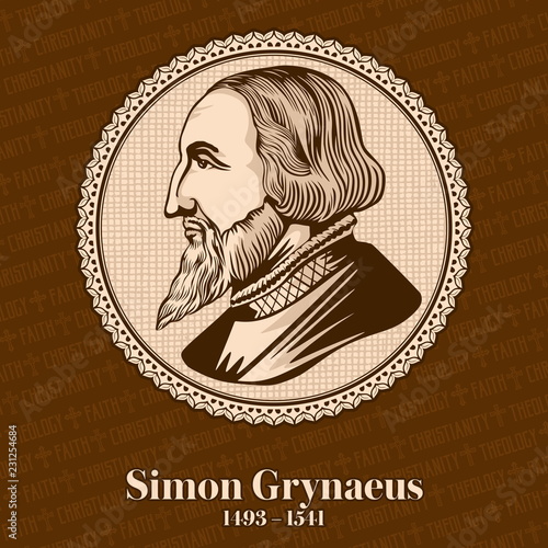 Simon Grynaeus (1493-1541) was a German scholar and theologian of the Protestant Reformation. photo