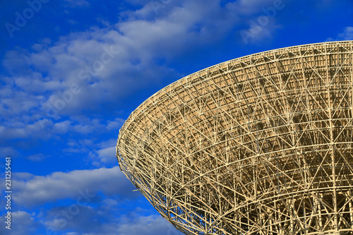 Observatory equipment, in the blue sky background