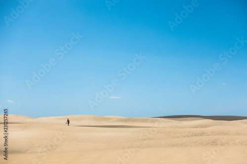 Sand Dunes of Maspalomas. Gran Canaria. Canary Islands.