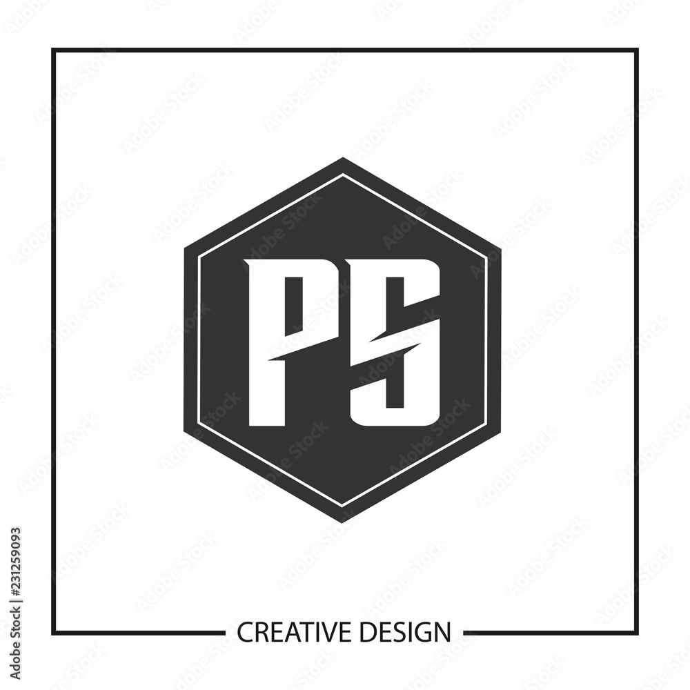 Initial Letter PS Logo Template Design Vector Illustration Initial Letter PS Logo Template Design Vector Illustration