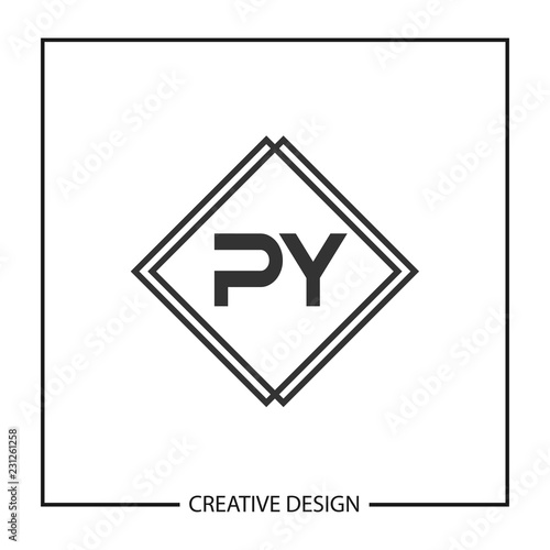Initial Letter PY Logo Template Design Vector Illustration