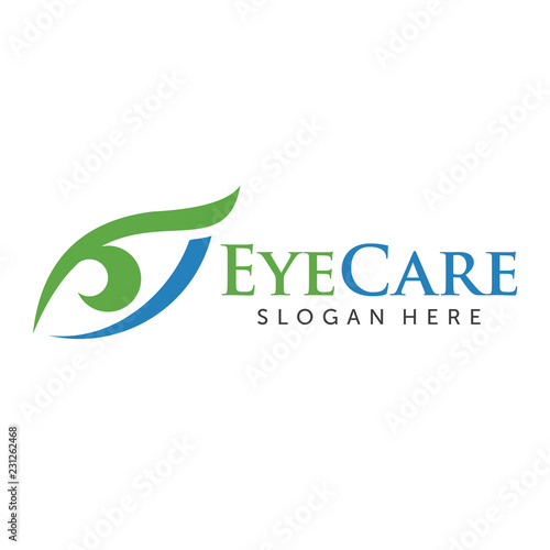 Eye Care Logo Vector