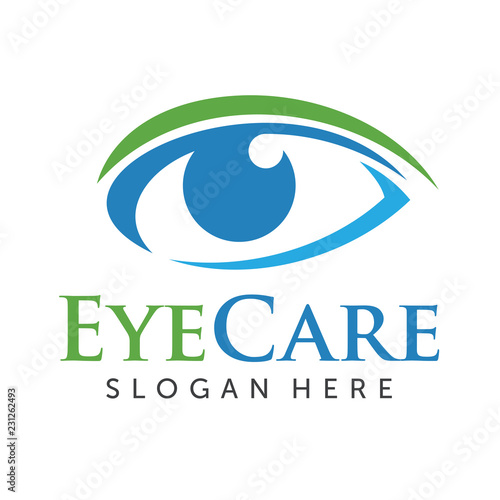 Eye Care logo vector