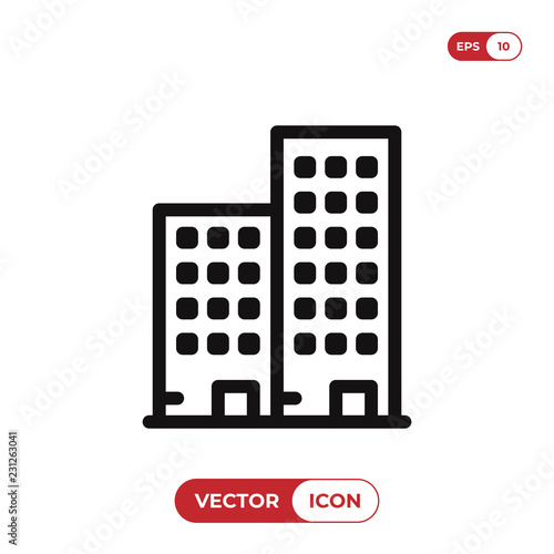 Apartment vector icon