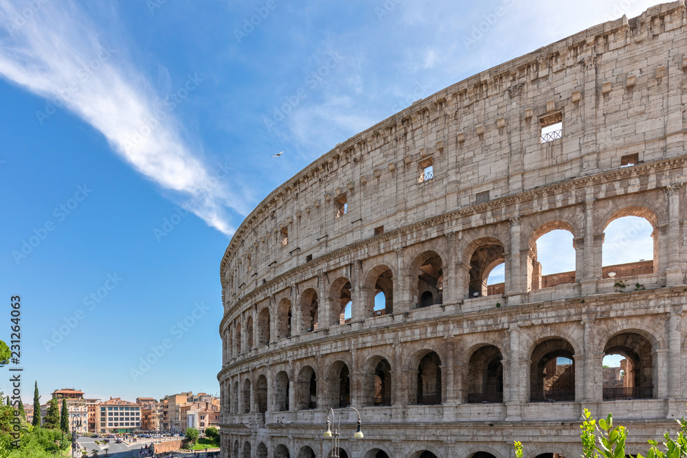 Coliseum with cloud - Rome