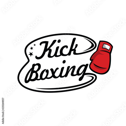 Kick Boxing and Martial arts Logo Vector