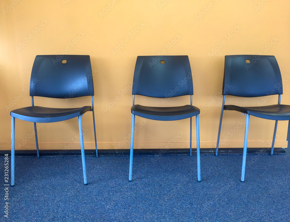 Obraz premium waiting room chairs