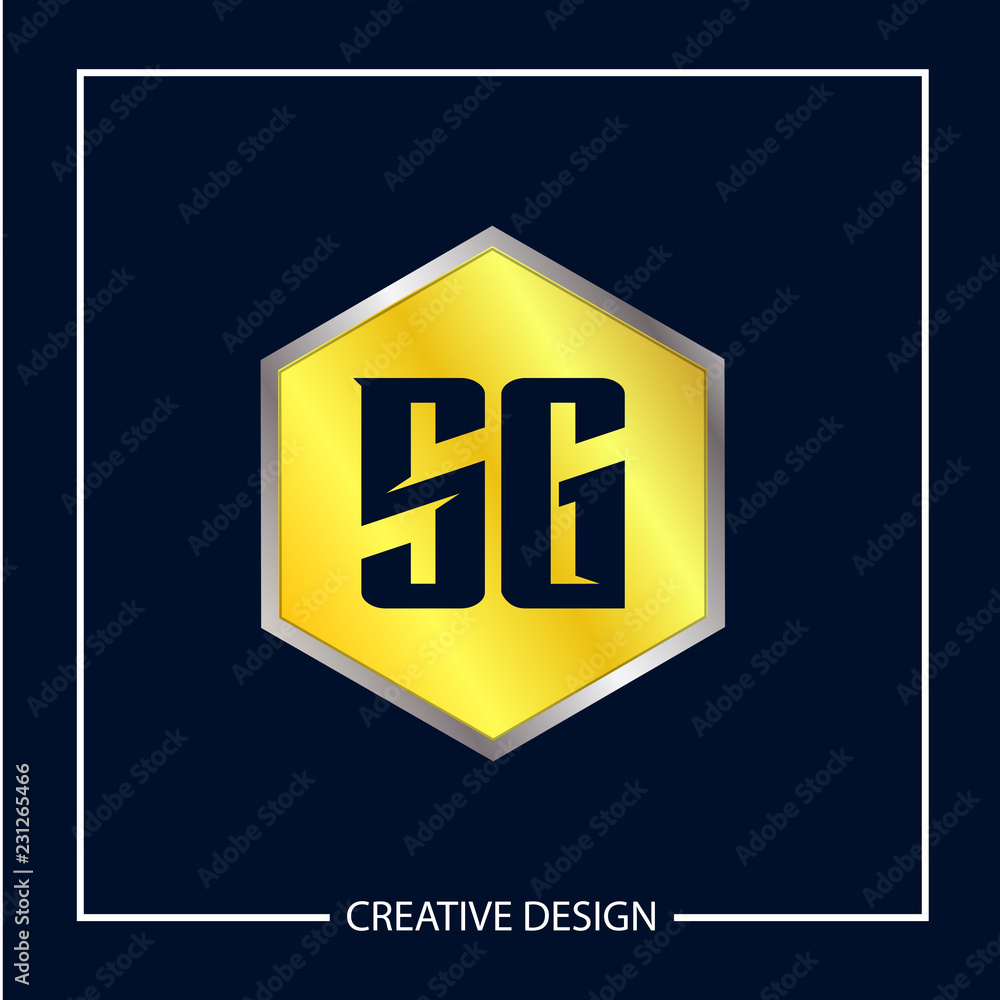 Initial Letter SG Logo Template Design Vector Illustration Initial Letter SG Logo Template Design Vector Illustration
