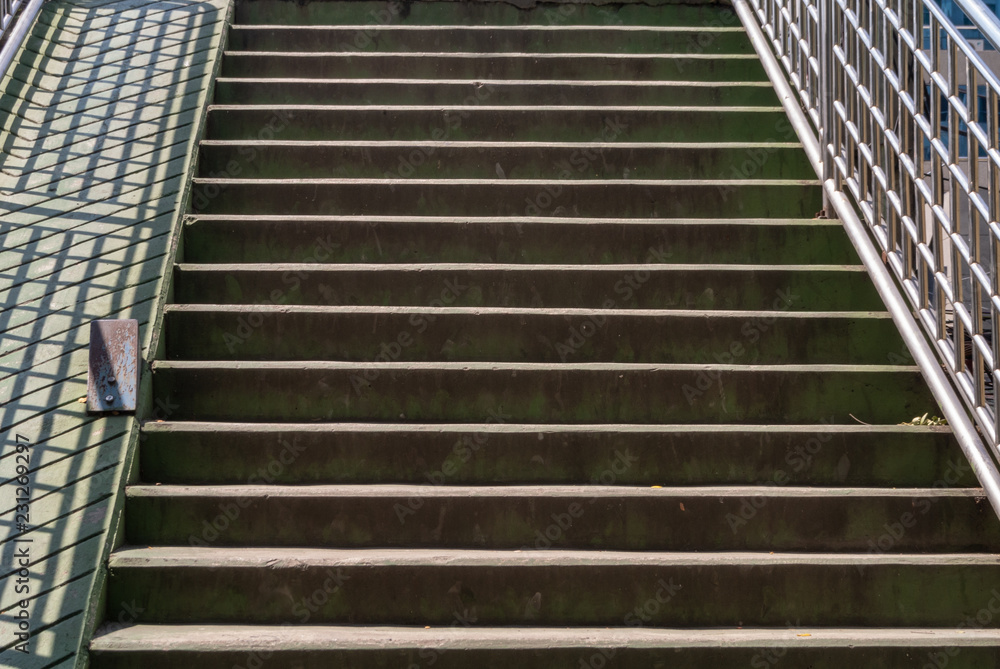 Green Stairscase Green Stairscase