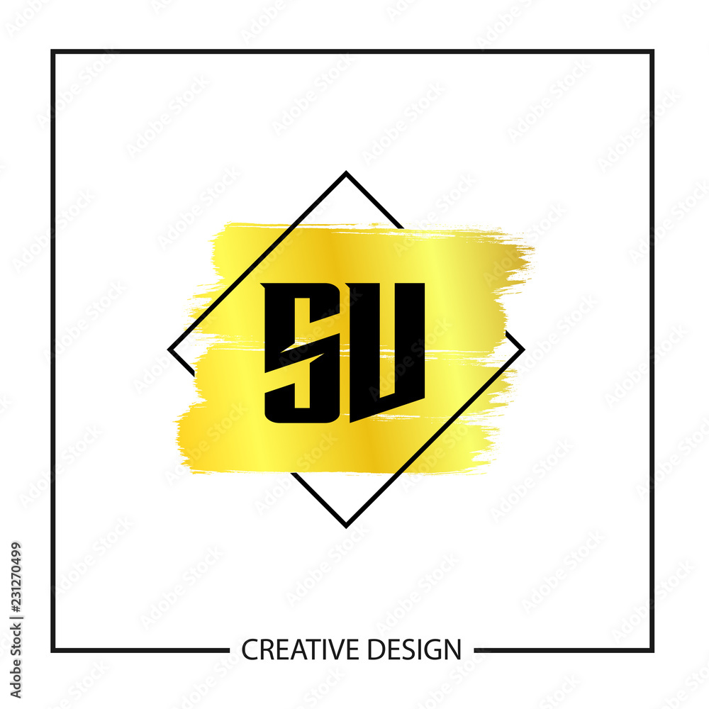 Initial Letter SV Logo Template Design Vector Illustration Initial Letter SV Logo Template Design Vector Illustration