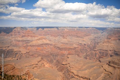 Scenic view of bottom of Grand Canyon