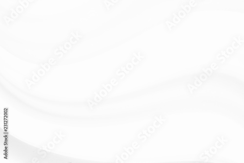 White silk or satin luxury cloth texture background. white wave background © G_stockerthailand