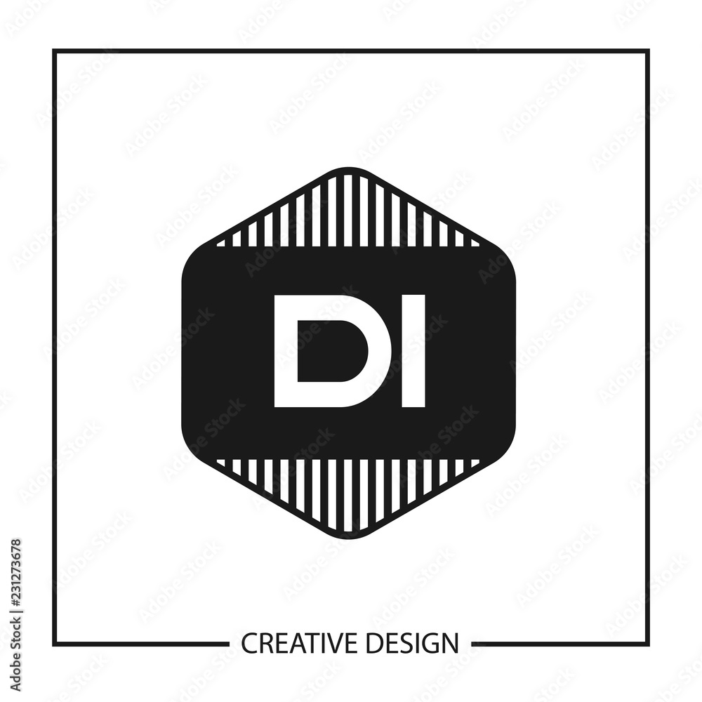 Initial Letter DI Logo Template Design Vector Illustration Initial Letter DI Logo Template Design Vector Illustration