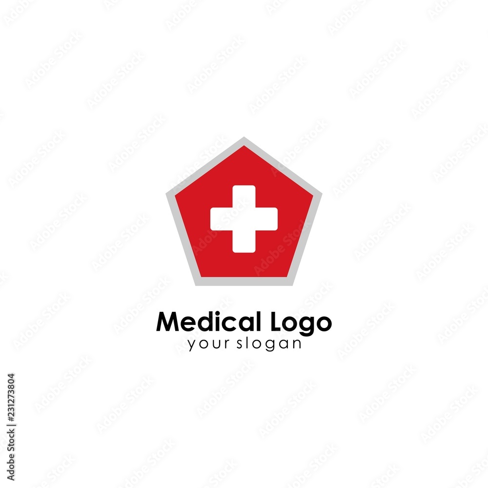 Obraz premium medical logo template