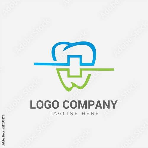 stirrup teeth logo vector