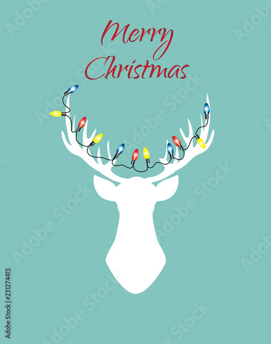 Vector Christmas Deer