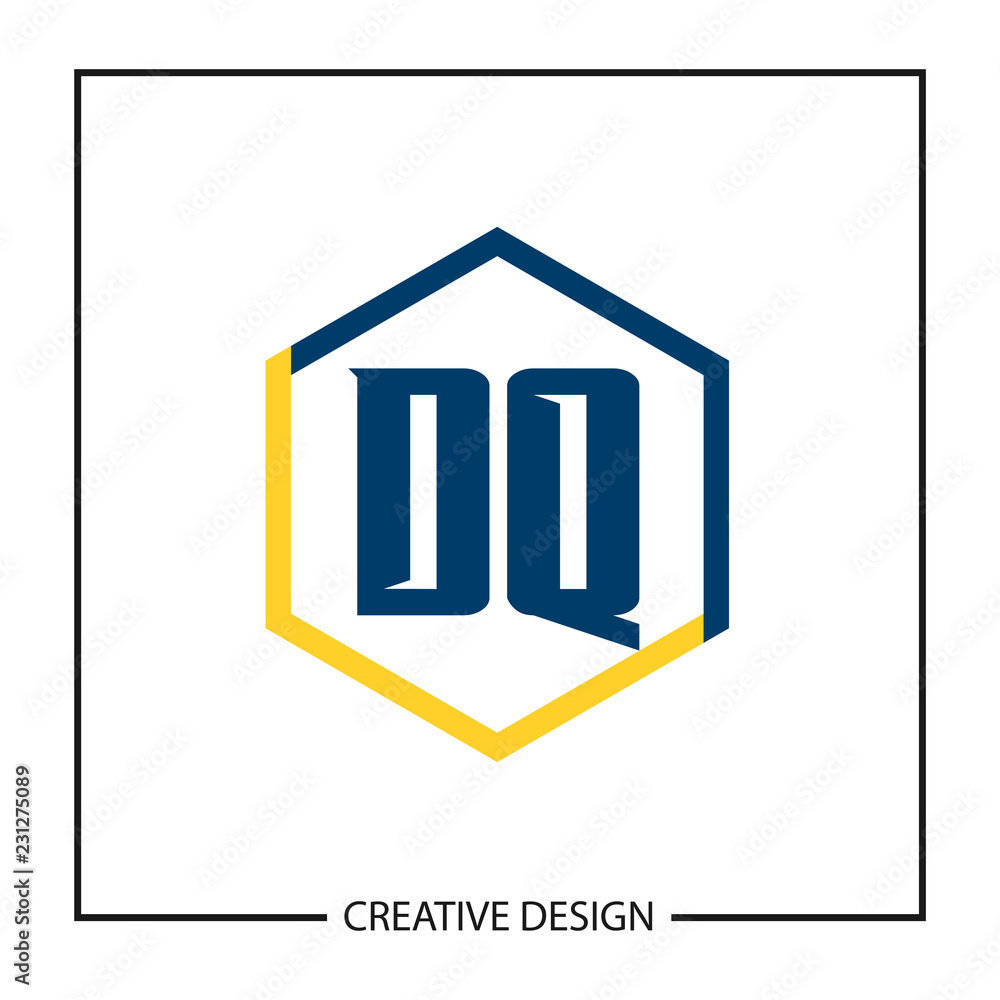 Initial Letter DQ Logo Template Design Vector Illustration Initial Letter DQ Logo Template Design Vector Illustration