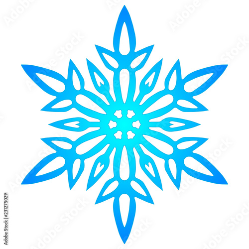 vector snowflake pattern