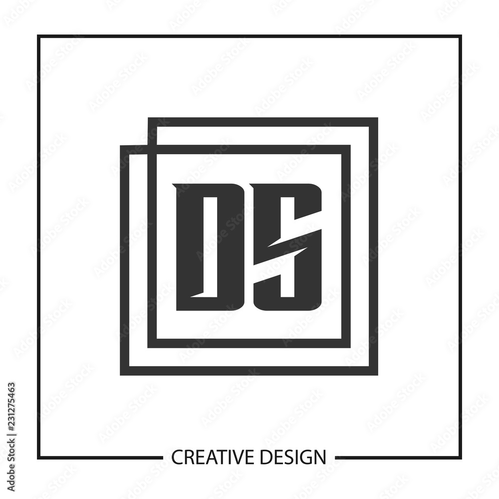 Initial Letter DS Logo Template Design Vector Illustration Initial Letter DS Logo Template Design Vector Illustration