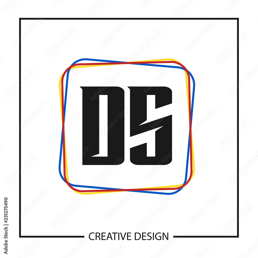 Initial Letter DS Logo Template Design Vector Illustration Initial Letter DS Logo Template Design Vector Illustration