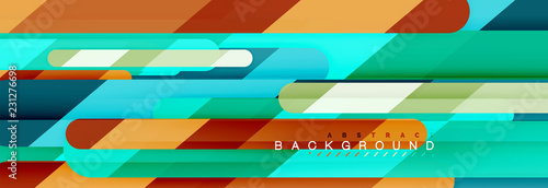 Abstract colorful lines, modern geometric background design