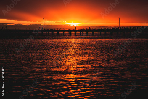 Sunset Over the Pier