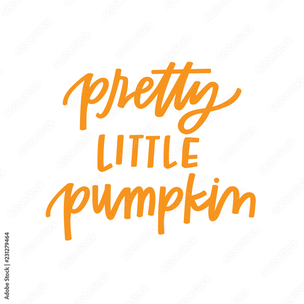 Fototapeta premium Pretty little pumpkin