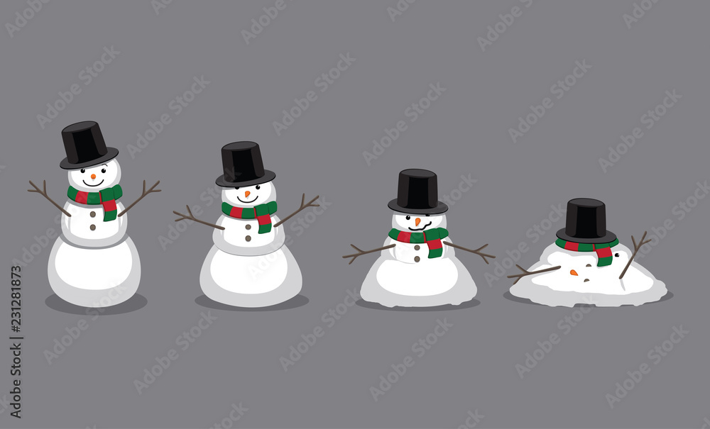 Melting Snowman Vector Images – Browse 19 Stock Photos, Vectors, and Video  | Adobe Stock