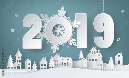 Happy new year and winter season