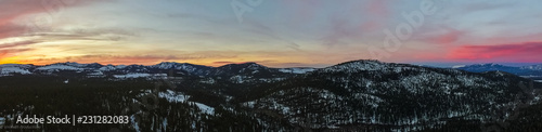 Epic Mountain Sunset
