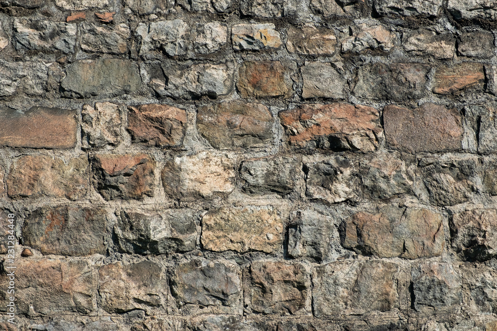 Old brick wall with falling off plaster. Old brick wall with falling off plaster.