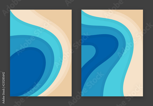 Trendy fluid design geometric background for party, banner, cover, print, promotion, greeting, ad, web page, header, landing, social media. A4 format size. Vector illustration