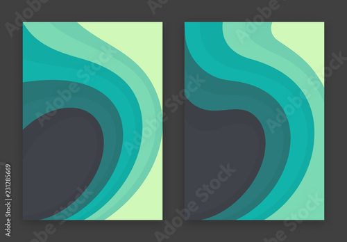 Trendy fluid design geometric background for party, banner, cover, print, promotion, greeting, ad, web page, header, landing, social media. A4 format size. Vector illustration