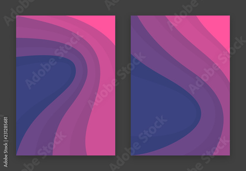 Trendy fluid design geometric background for party, banner, cover, print, promotion, greeting, ad, web page, header, landing, social media. A4 format size. Vector illustration