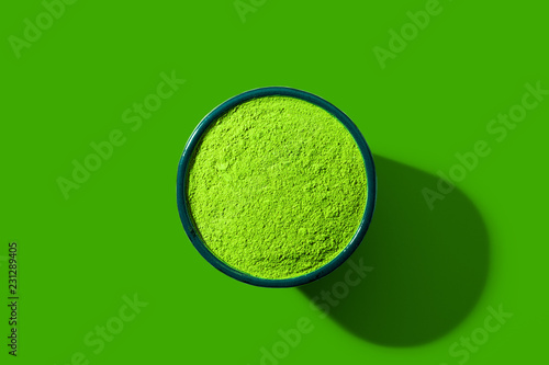 Matcha Green Tea Pop Art Style