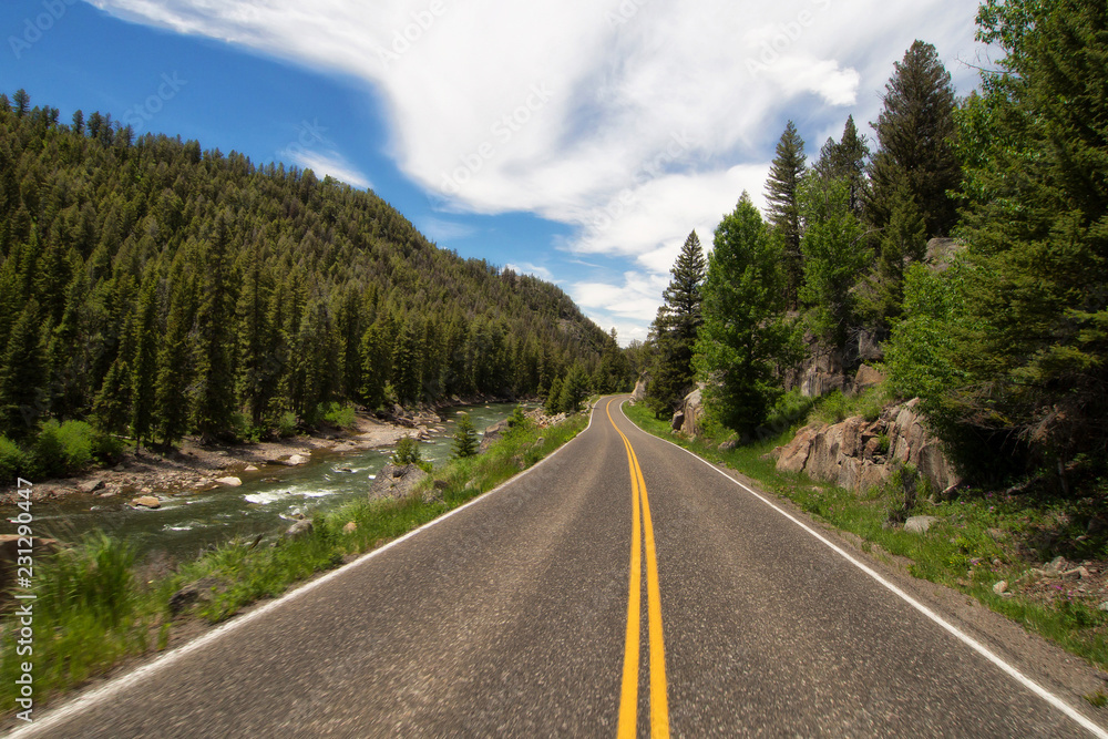 Lines on the Map 029 Stock Photo | Adobe Stock