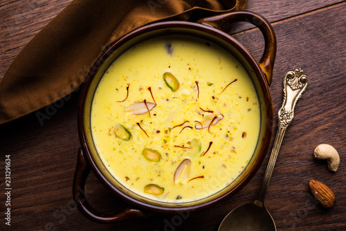 Quadro su tela Basundi Or Rabri is an Indian sweet popular in Gujarat and Maharashtra