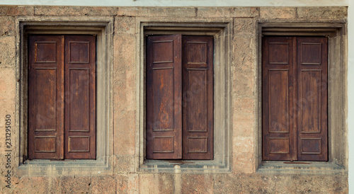 Old window Architecture from Istanbul photo