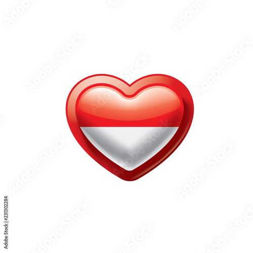 Free Download Indonesia flag, vector illustration on a white background - GFXLoad