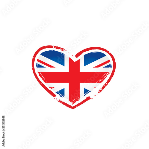 Free Download United Kingdom flag, vector illustration on a white background - GFXLoad