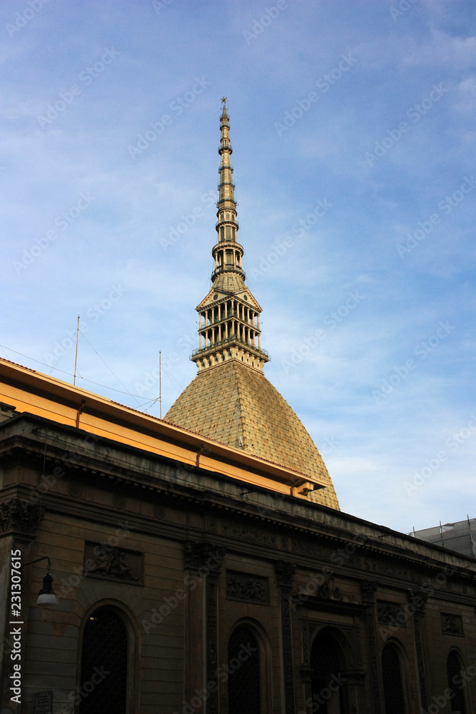 The Spire of the Cinema Museum in Turin
