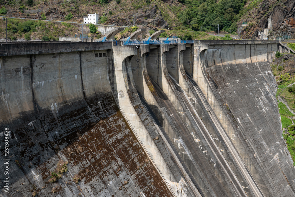 Green Energy, hydroelectric power plant of Grandas de Salime, Asturias, Spain