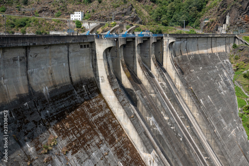 Green Energy  hydroelectric power plant of Grandas de Salime  Asturias  Spain