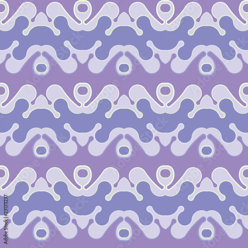 Seamless pattern with wavy stripes